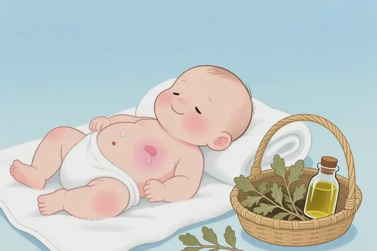 宝宝肚子经常长湿疹可不可以彻底自愈(图1)