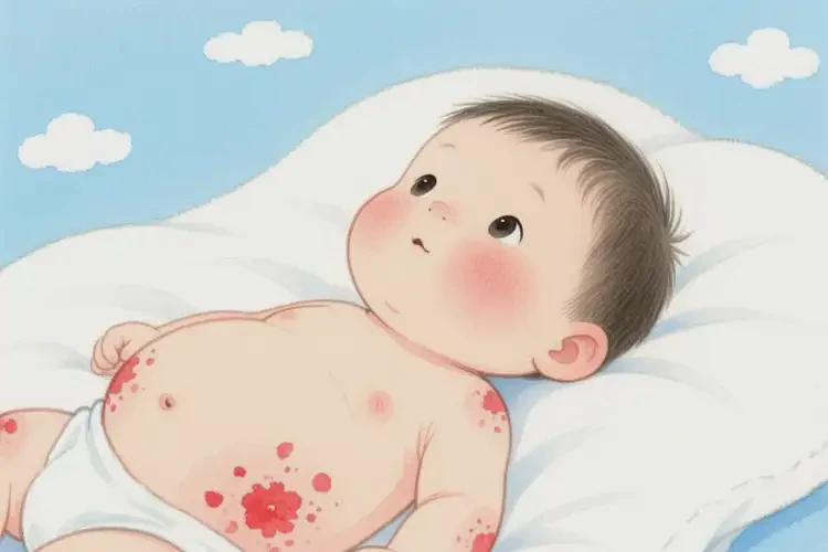 幼兒肚子上容易長(zhǎng)濕疹不管它會(huì)自己好嗎(圖4)