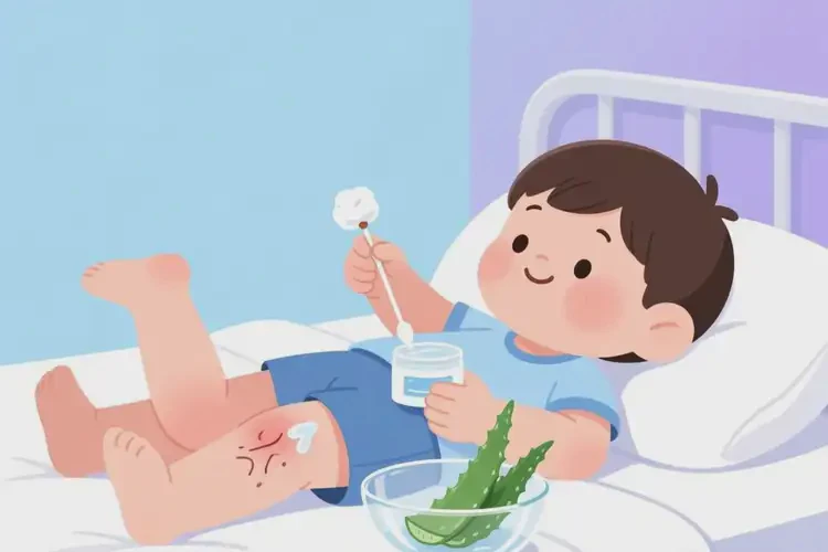 兒童大腿上經(jīng)常長(zhǎng)濕疹不管它會(huì)自己好嗎(圖1)