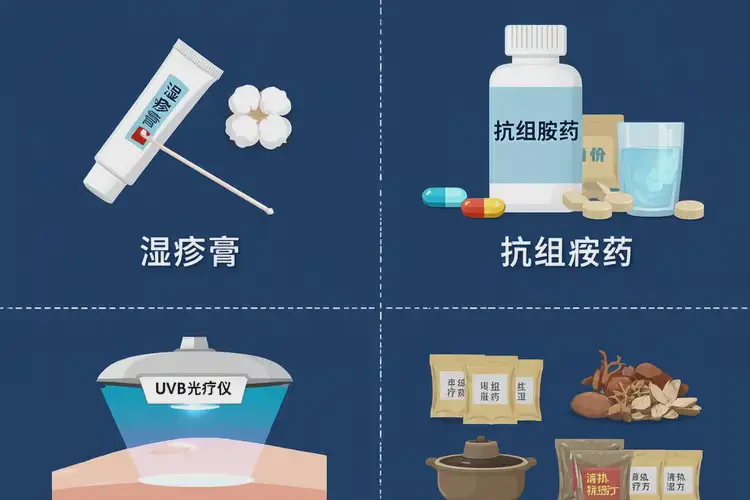 男人小腿偶爾長濕疹不管它會自己自愈嗎(圖1)