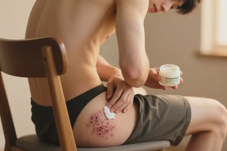 青年人屁股有濕疹能不能徹底自愈(圖1)