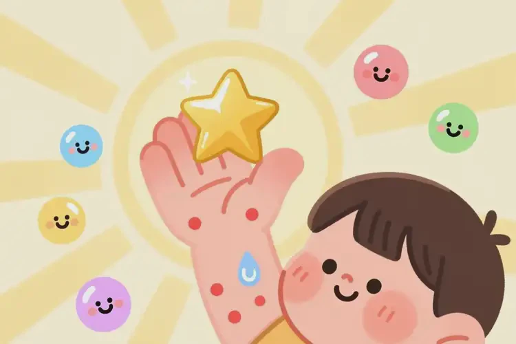 兒童手上經常長濕疹可不可以徹底自愈(圖1)