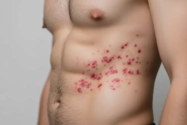 男人肚子上經(jīng)常起濕疹可不可以徹底自愈(圖3)