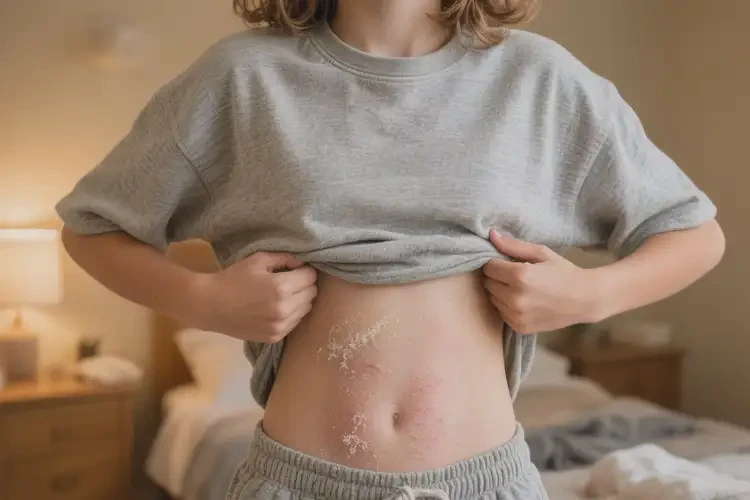 青少年肚子出濕疹不管它會自己痊愈嗎(圖4)