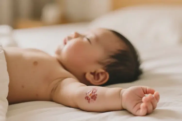 婴幼儿手臂出湿疹能靠自己自愈吗(图1)