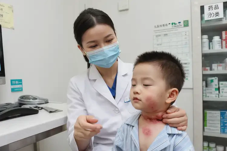 幼兒脖子容易起濕疹可以徹底自愈嗎(圖1)