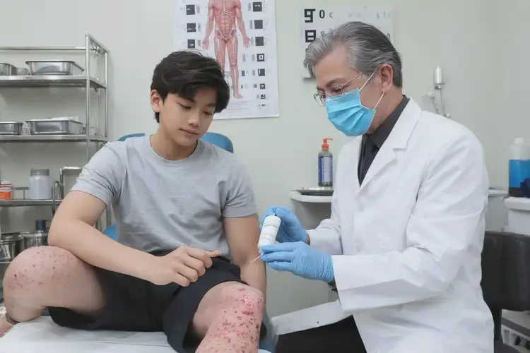 青少年小腿經常長濕疹能夠徹底治愈嗎(圖3)