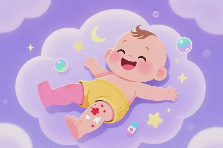 嬰幼兒小腿上出濕疹可不可以徹底自愈(圖1)