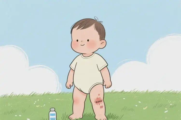 幼兒大腿偶爾長濕疹不管它會(huì)自己好嗎(圖2)