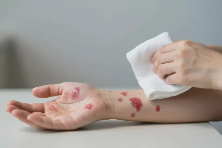 產(chǎn)婦手臂上經(jīng)常長(zhǎng)濕疹不管它會(huì)自己好嗎(圖3)