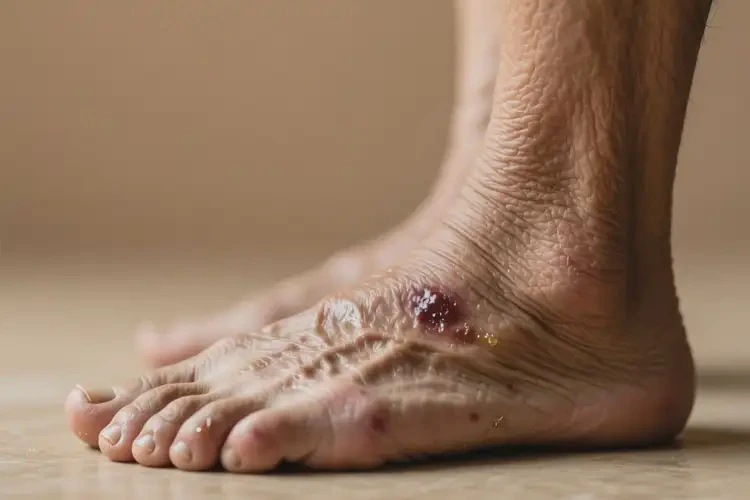 老年人四肢起濕疹不管它會(huì)自己自愈嗎(圖1)