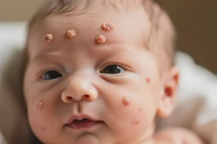 新生兒面部出現(xiàn)濕疹能靠自己自愈嗎(圖3)