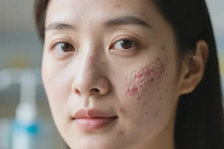 女人臉上有濕疹不管它會(huì)自己自愈嗎(圖4)