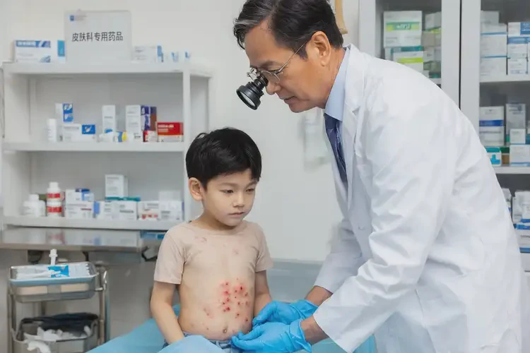 少兒肚子上長(zhǎng)濕疹可以徹底自愈嗎(圖2)