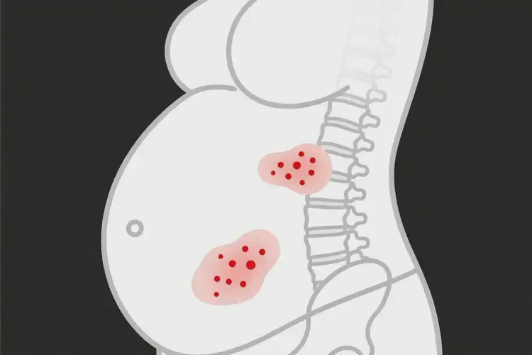 產(chǎn)婦肚子上容易起濕疹不管它會(huì)自己自愈嗎(圖1)