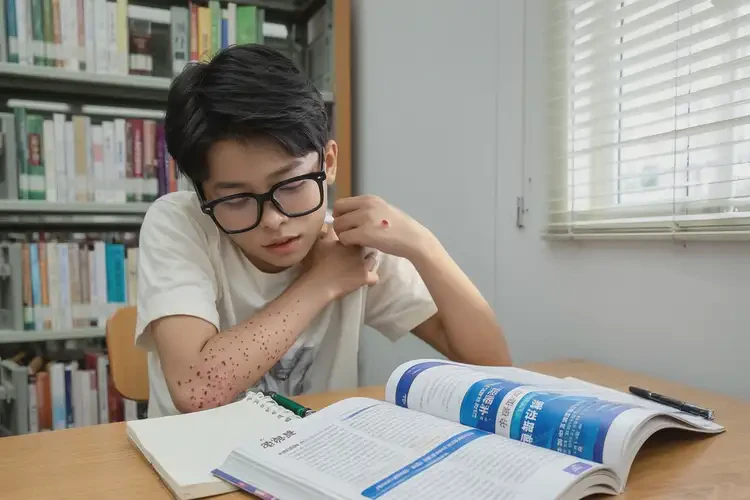 大學生脖子有濕疹不管它會自己自愈嗎(圖4)