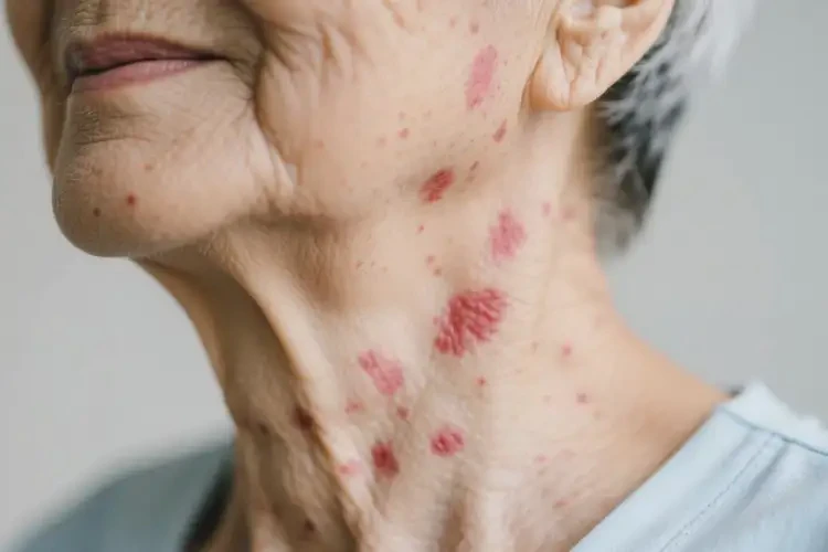 老年人脖子經(jīng)常起濕疹能徹底自愈嗎(圖4)