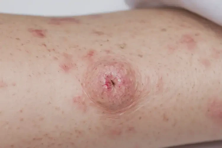 孩子大腿上偶爾起濕疹不管它會自己痊愈嗎(圖2)