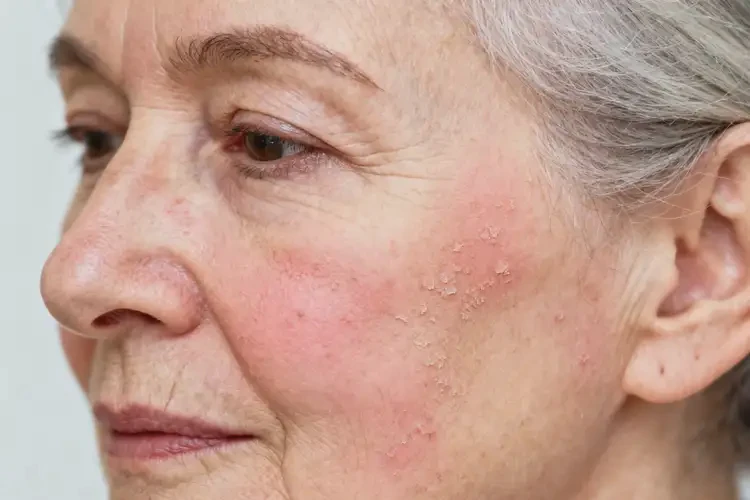 老人面部容易長(zhǎng)濕疹能徹底自愈嗎(圖1)