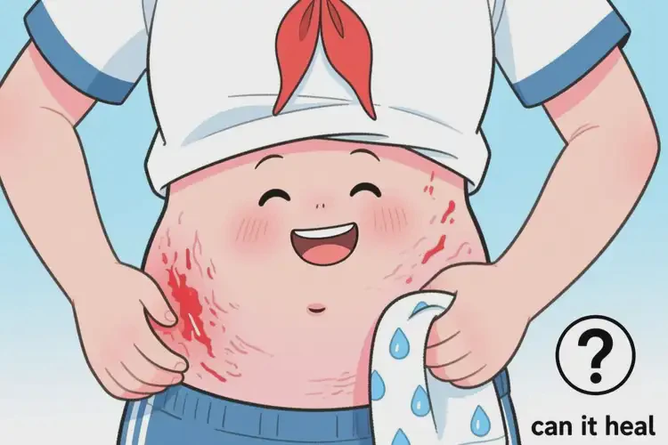 中學(xué)生肚子經(jīng)常起濕疹可以徹底自愈嗎(圖1)