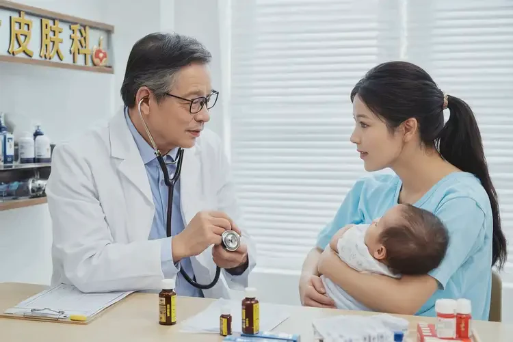 哺乳期妈妈大腿长湿疹可以彻底自愈吗(图1)