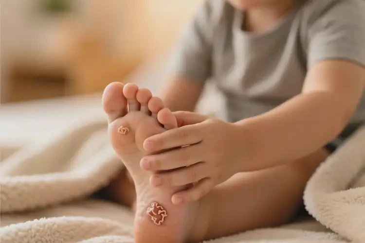 小兒腳上有濕疹能靠自己自愈嗎(圖3)