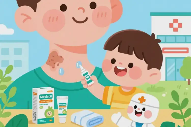 兒童脖子容易起濕疹能夠徹底治愈嗎(圖1)