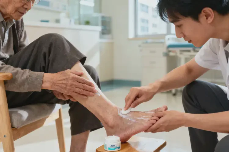 高齡老人腳上長濕疹可以徹底自愈嗎(圖1)