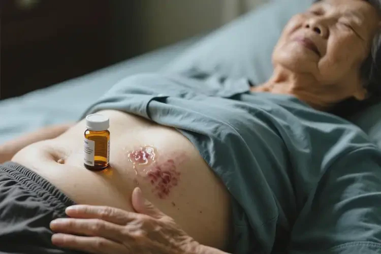 老年人肚子上出濕疹能夠徹底治愈嗎(圖3)