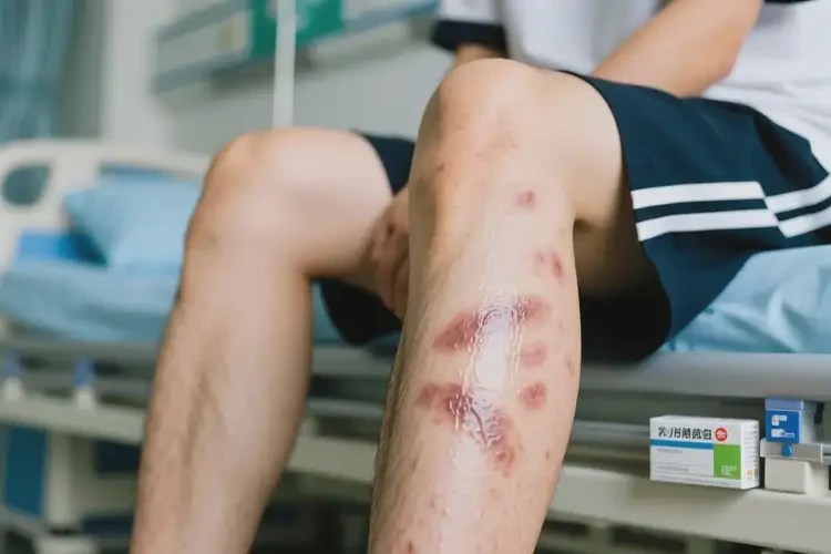 大學(xué)生小腿上偶爾起濕疹能夠徹底治愈嗎(圖3)