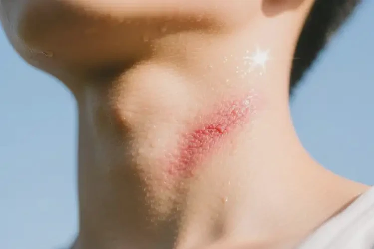 青少年脖子上偶爾起濕疹可以徹底自愈嗎(圖3)