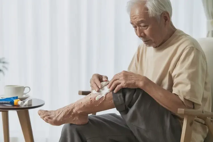 老年人小腿起濕疹能靠自己自愈嗎(圖2)