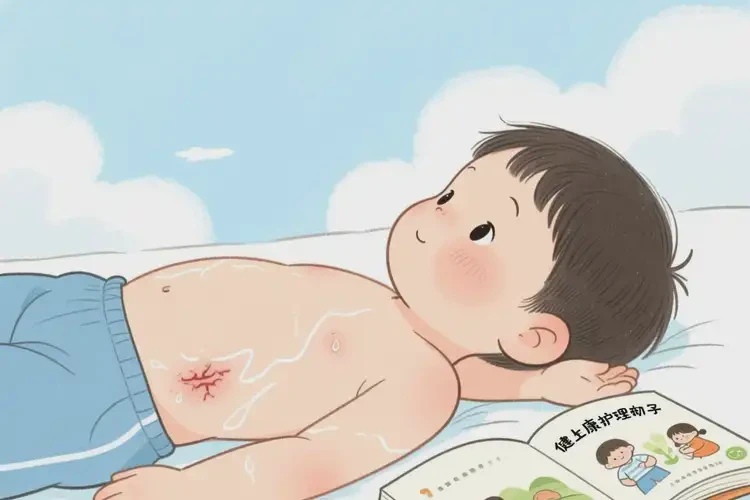 少兒肚子上出濕疹能夠徹底治愈嗎(圖1)