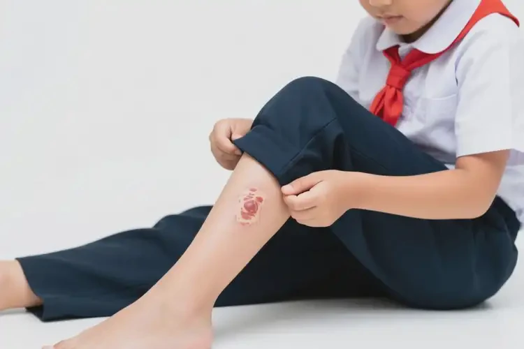 小學(xué)生小腿上長(zhǎng)濕疹不管它會(huì)自己自愈嗎(圖3)