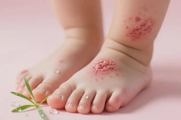 少兒腳上偶爾起濕疹可以徹底自愈嗎(圖4)