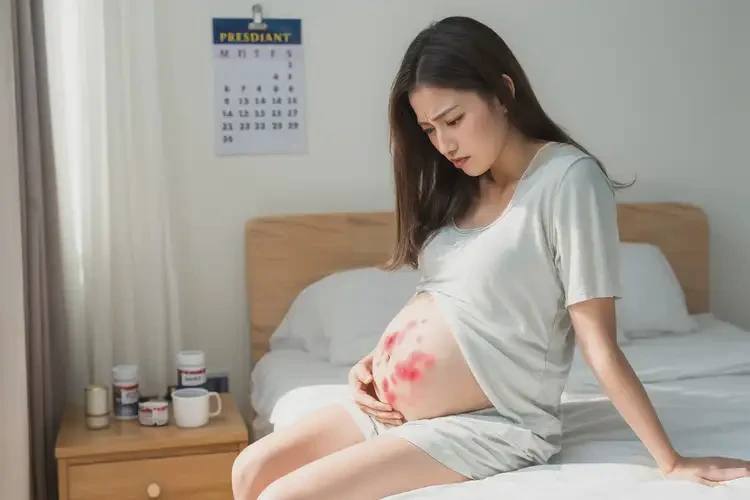 哺乳期媽媽肚子出現(xiàn)濕疹不管它會自己好嗎(圖4)