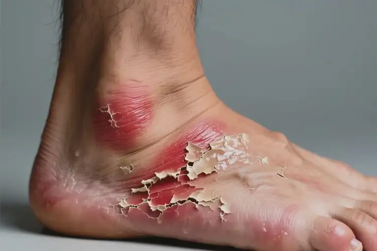 男人腳上出濕疹不管它會(huì)自己自愈嗎(圖3)