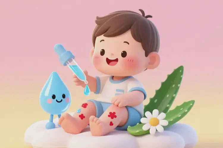 幼兒小腿經常長濕疹可以徹底自愈嗎(圖1)