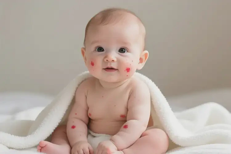 小兒臉上經常起濕疹不管它會自己痊愈嗎(圖3)