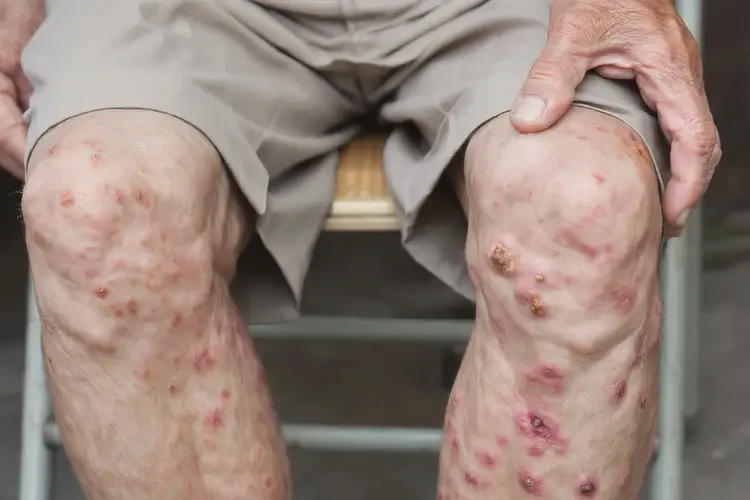 老年人小腿長(zhǎng)濕疹能不能徹底自愈(圖4)