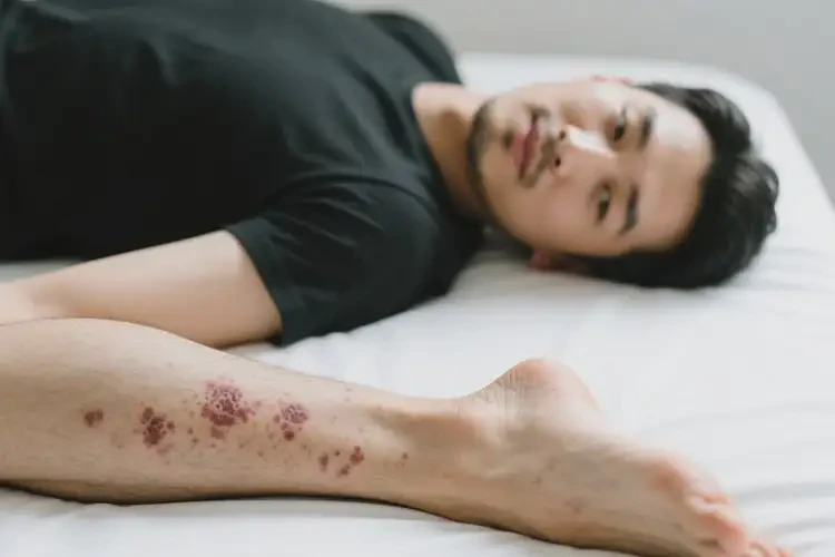 男人小腿長濕疹可以徹底自愈嗎(圖2)