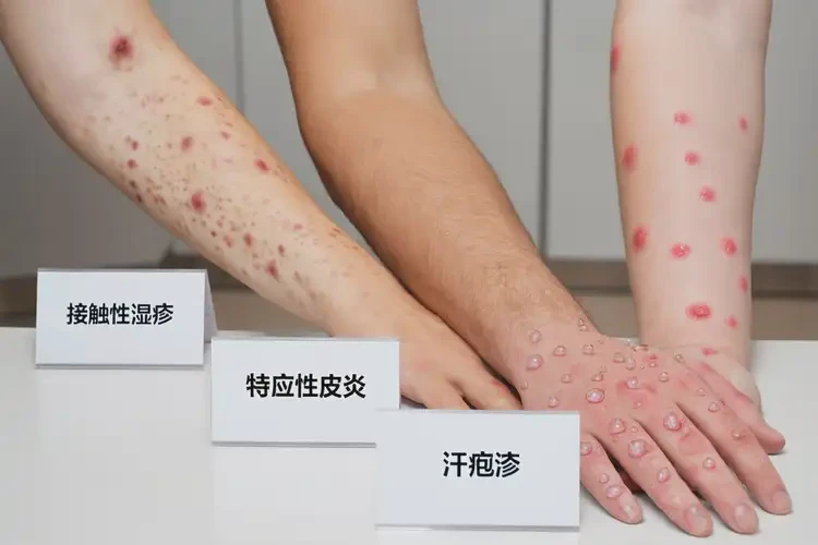 男人手臂容易起濕疹能徹底自愈嗎(圖2)