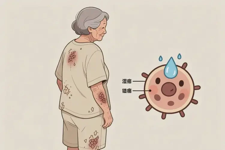 老人全身容易長(zhǎng)濕疹能徹底自愈嗎(圖2)