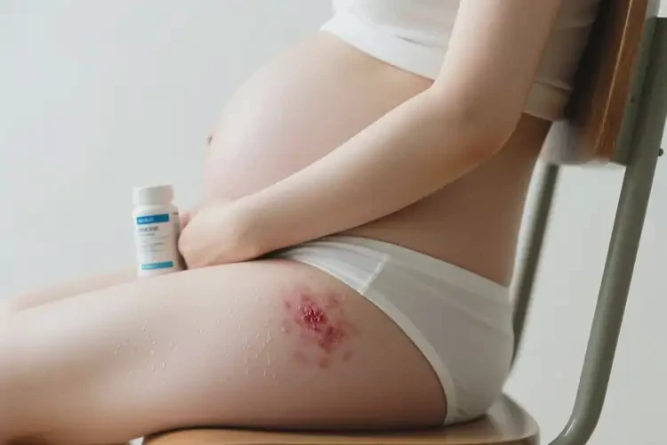 孕婦屁股上出濕疹不管它會自己痊愈嗎(圖1)