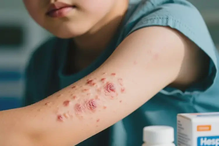 青年人手臂長(zhǎng)濕疹可不可以徹底自愈(圖4)