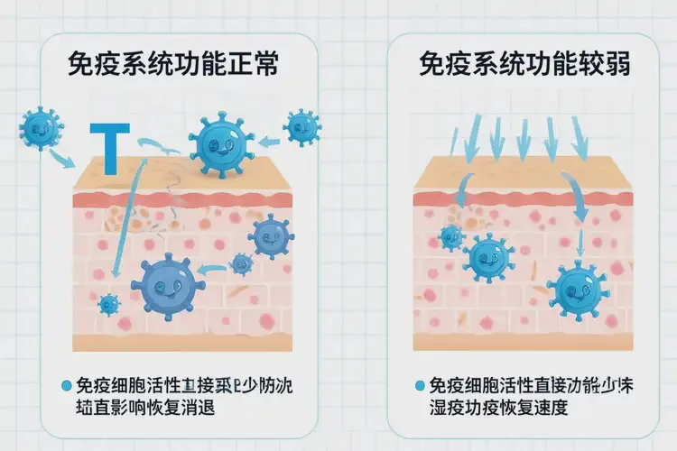 青年人腳上偶爾長(zhǎng)濕疹不管它會(huì)自己痊愈嗎(圖2)