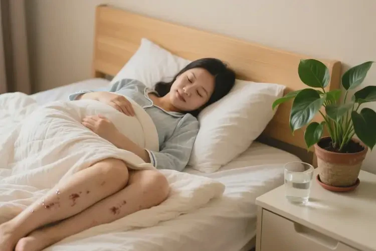 产妇小腿长湿疹不管它会自己自愈吗(图3)