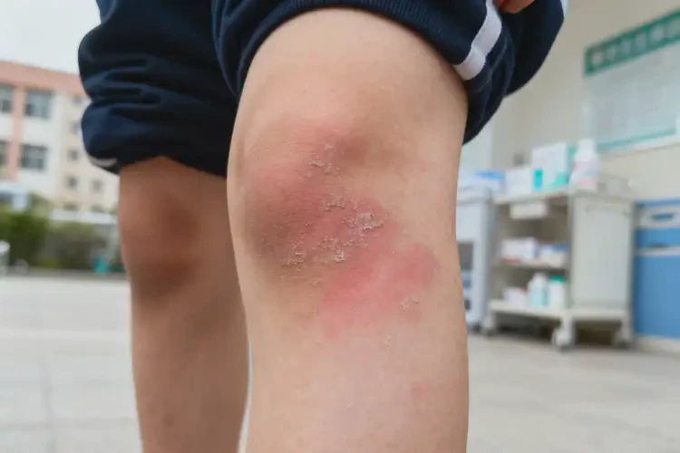 青少年小腿起濕疹可以徹底自愈嗎(圖3)