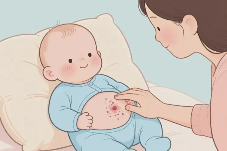 小儿肚子上偶尔起湿疹能彻底自愈吗(图3)