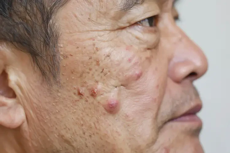 男性臉上有濕疹不管它會自己痊愈嗎(圖4)